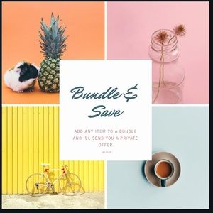 Add items to your bundle and save!!